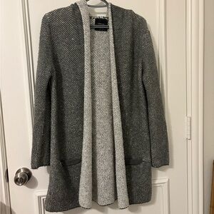 Zara Two-Tone Gray Cardigan